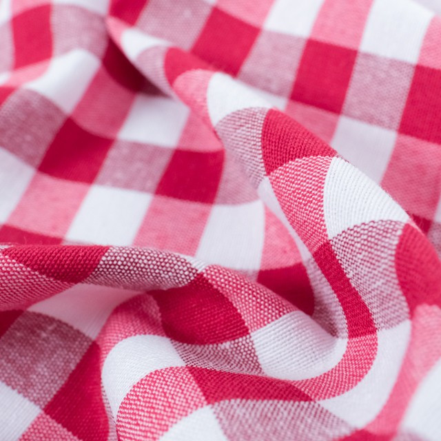 Vichy Wide Stripe Red - Maison Klem